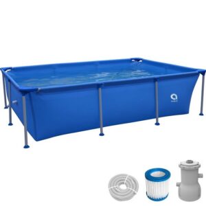 Avenli Framepool Frame Rectangular Pool Set 258 x 179 x 66 cm (Stahlrahmenpool Komplettset)