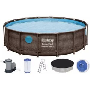 BESTWAY Framepool Bestway Power Steel Swim Vista Series Frame Pool K (Komplett-Set)