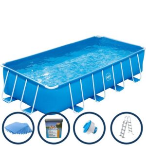 Planet Pool Framepool Polygroup Summer Waves Frame Pool Set - Blauer rec (Komplett-Set)