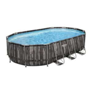 BESTWAY Framepool Bestway Power Steel Oval Frame Pool Set 610 x 366