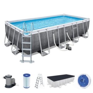 Bestway Framepool 56998 Power Steel™ Frame Pool Komplettset 549 x 274 x 122 cm (Komplett Set