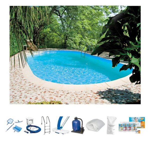 Clear Pool Ovalpool TAHITI (Set