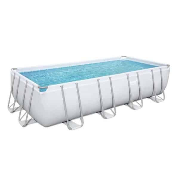 BESTWAY Pool Power Steel Frame Pool Komplett-Set 549 x 274 x 122 cm