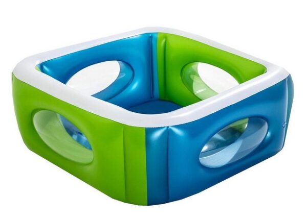 Bestway Schwimmbecken Bestway Planschbecken Windows 168 x 168 x 56 cm