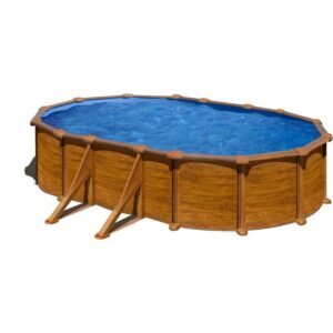 Poolomio Pool Sicilia Stahlwandpool Oval 500 x 300 x 120 cm (Set)