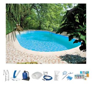 Clear Pool Ovalpool TAHITI (Set