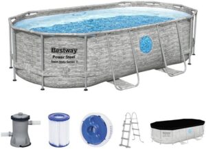 Bestway Framepool PowerSteel oval (Set