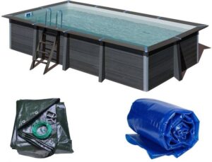 Poolomio Pool Composite Set BASIC - Rechteckig 606 x 326 x 124 cm