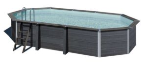 Poolomio Pool COMPOSITE Pool Oval 664 x 386 x 124 cm (Set)