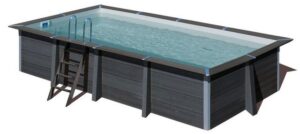 Poolomio Pool COMPOSITE Pool Rechteckig 606 x 326 x 124 cm (Set)