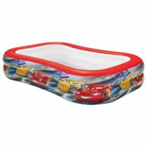 DOTMALL Schwimmbecken Intex Cars Swim Center Pool Mehrfarbig 262 x 175 x 56cm