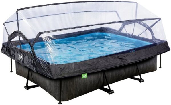 EXIT Framepool Black Wood Pool 300x200x65cm