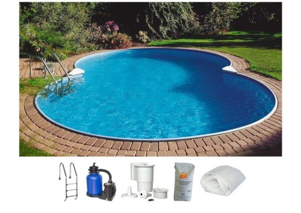 Clear Pool Achtformpool Standard (Set