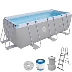 Avenli Framepool Frame Rectangular Pool Set 400 x 200 x 99 cm (Stahlrahmenpool Komplettset)