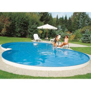 Planet Pool Achtformpool Stahlwandpool achtform Exklusiv 625x360x150 cm