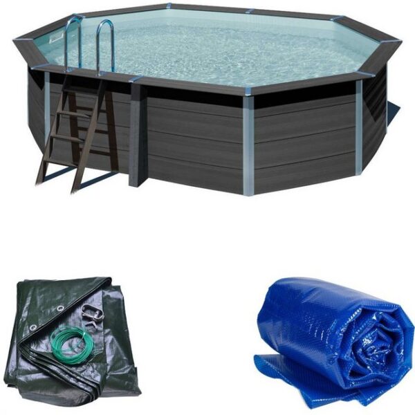 Poolomio Pool Composite Set BASIC - Oval 524 x 386 x 124 cm