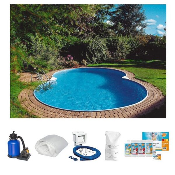 Clear Pool Achtformpool Premium Mallorca (Set)
