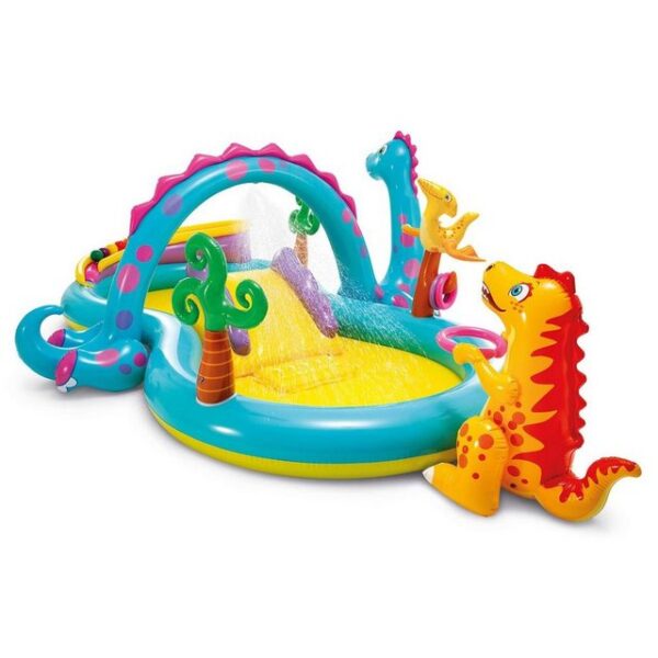 Intex Rundpool Intex 57135NP Planschbecken Playcenter Dinoland (Set)
